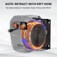 thumbnail image 5 of Giraffe Tools Wall-Mounted Retractable Pressure Washer, 1900 PSI Rated Pressure, with 65 ft Retractable Ordinary Hose, Black Silver, 5 of 6