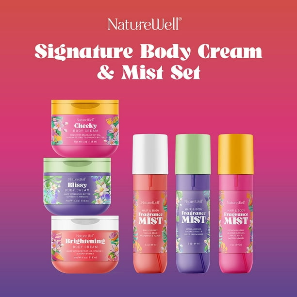 NatureWell Signature Body Cream and Mist, 6 pc. - Samsclub.com