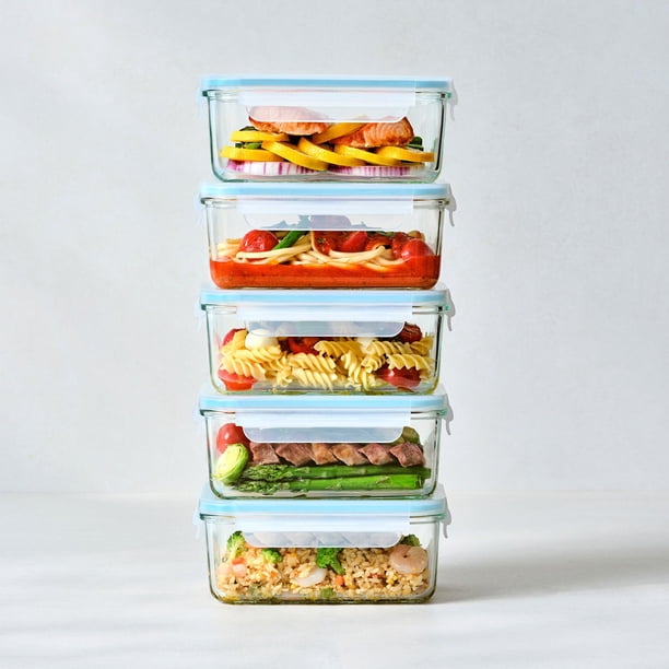 Glasslock 10-Piece Glass Meal Prep Set