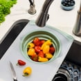 thumbnail image 4 of Dexas 2-Pack Over the Sink Strainer and Chop & Scoop Cutting Board, Choose Color, 4 of 5