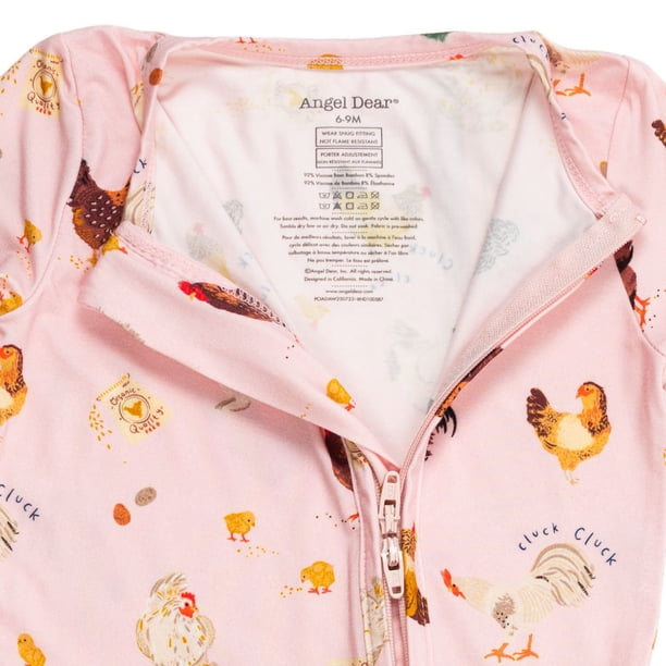 Angel Dear Baby Girls 2-Way Zipper Footie - Samsclub.com