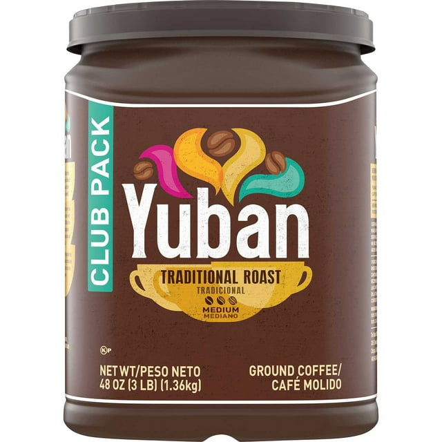 Yuban Traditional Roast Medium Roast Ground Coffee, 48 oz.