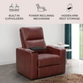 thumbnail image 2 of Travis Power Theater Recliner with Table, Assorted Colors, 2 of 9
