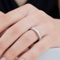 thumbnail image 4 of 0.46 CT. T.W. Baguette and Round Diamond Band in 14K Gold, 4 of 6