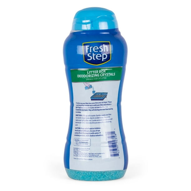 Fresh Step Fresh Scent Litter Box Deodorizing Crystals Value Pack with two 70oz bottles