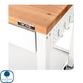 thumbnail image 4 of Seville Classics Home Work Center Island Table, 48" W x 24" D x 36" H, 4 of 16