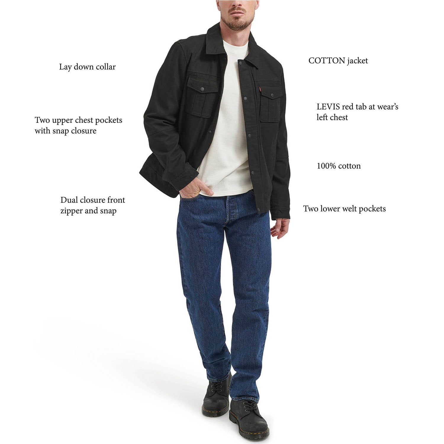 Levi's Men's Cotton Jacket - Samsclub.com