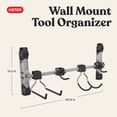 thumbnail image 4 of Keter Multi Hanger Mount Tool Storage Rack Wall Organizer, 4 of 14