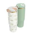 thumbnail image 4 of Zak Designs 30-oz. Stainless Steel Double Wall Sutton Flex Tumbler, 2-Piece Set, 4 of 10