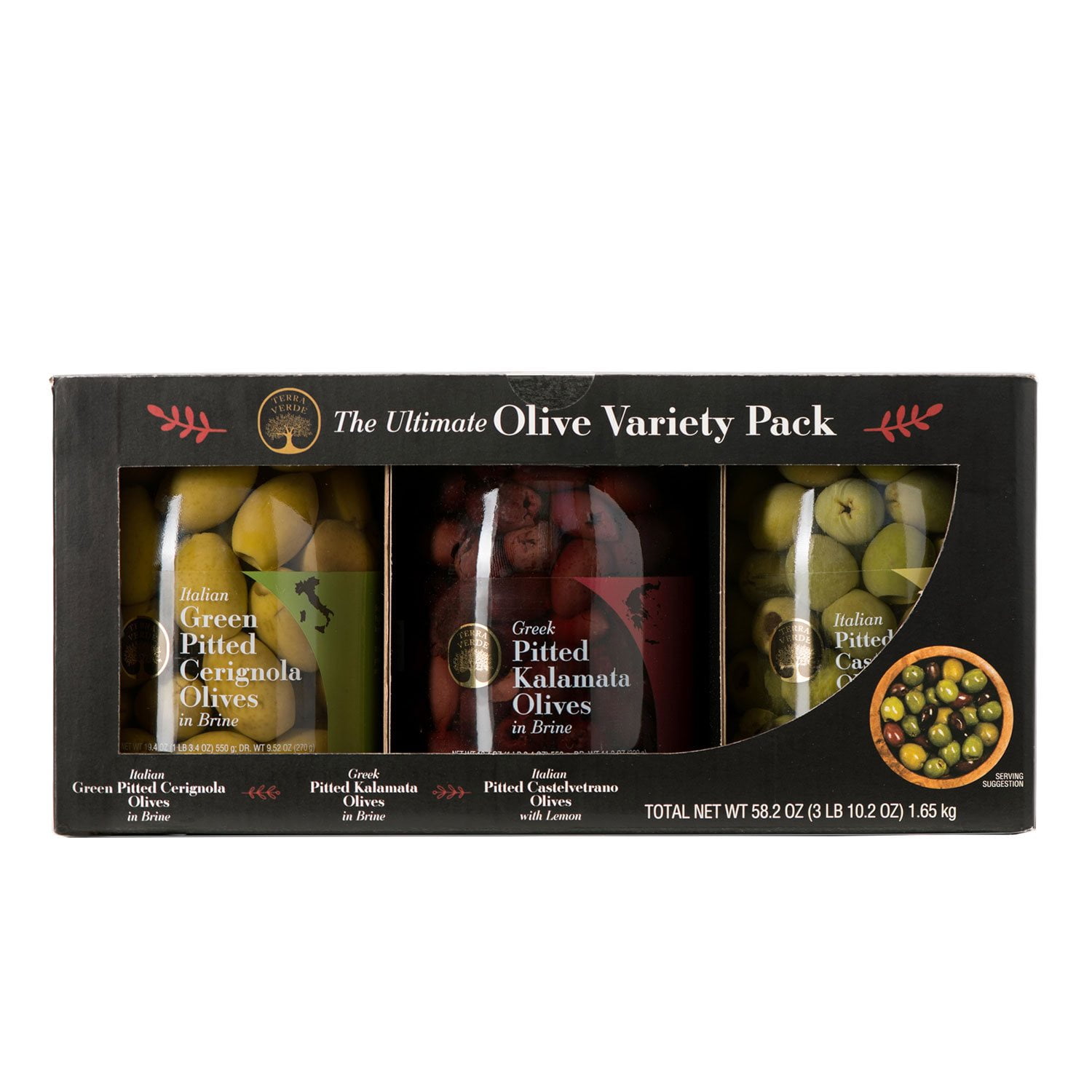 Terra Verde Ultimate Olive, Variety Pack (58.2 oz., 3 pk