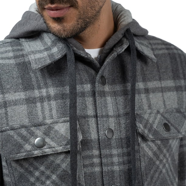 JACHS NY Men's Hooded Shacket - Samsclub.com
