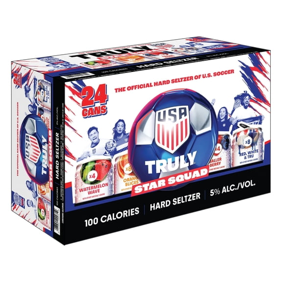 Truly Star Squad Hard Seltzer Variety Pack, 12 fl. oz. can, 24 pk.