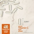 thumbnail image 3 of Member's Mark Vitamin C with Zinc Capsules, 400 ct., 3 of 7