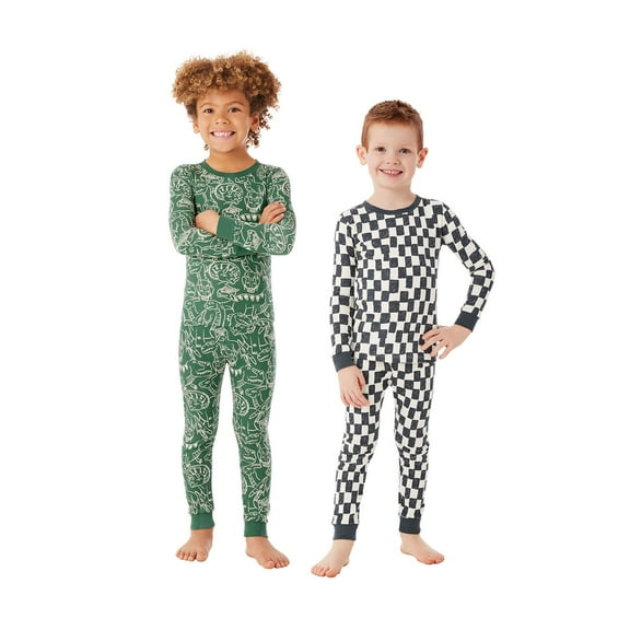 Member's Mark Boys 4-Piece Organic Cotton Pajama