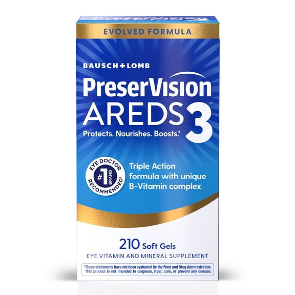 PreserVision AREDS3 Eye Vitamin Softgels, 210 ct.
