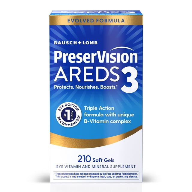 PreserVision AREDS3 Eye Vitamin Softgels, 210 ct.