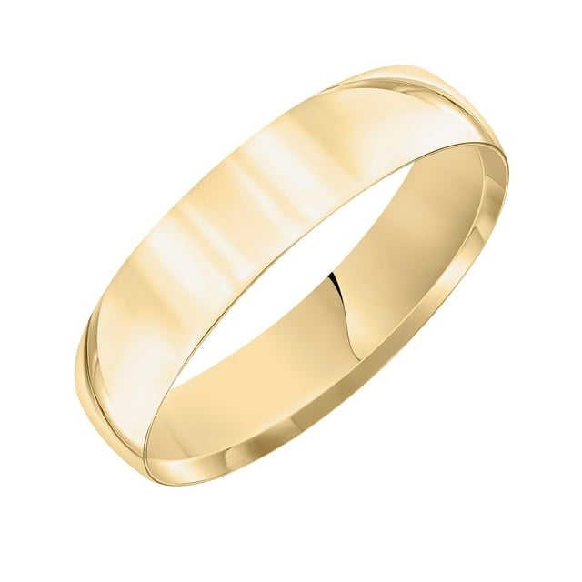 Comfort Fit Band in 14K Gold, 5mm