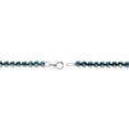 thumbnail image 3 of Lab Created Round Cut Gemstone Tennis Bracelet in Sterling Silver, 3 of 5