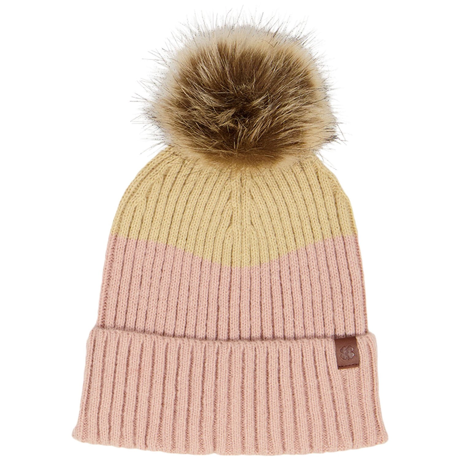Lucky Brand Luxury Knit Hat & Scarf Gift Set NIB ? Faux Fur Pom | Neutral Winte Lucky Brand Women main image 4