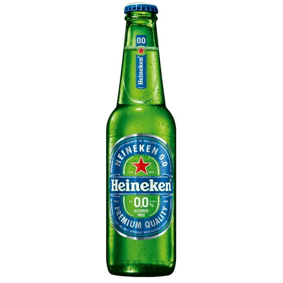 Heineken 0.0 Non-Alcoholic Beer, 11.2 fl. oz. bottle, 12 pk.