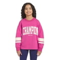 thumbnail image 1 of Champion Girls Oversized Pullover Crewneck, 1 of 7