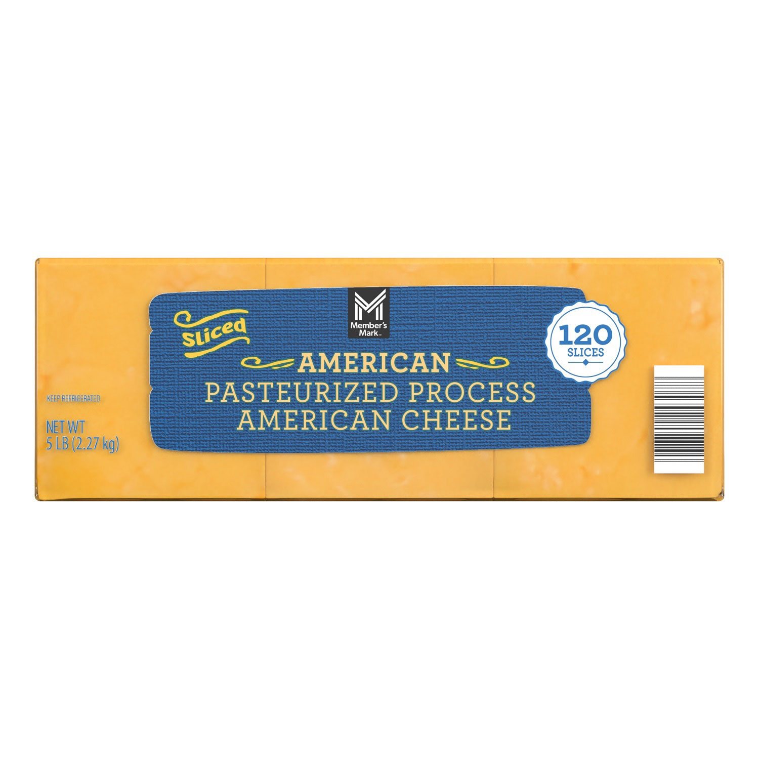 Member's Mark American Cheese 5 lbs., 120 slices - Samsclub.com