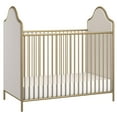 thumbnail image 1 of Little Seeds Piper Upholstered Metal Crib (Choose Your Color), 1 of 9