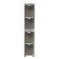 thumbnail image 6 of Seville Classics UltraHD 4-Door Stackable Locker Cabinets, 15" W x 18" D x 73.9" H, 6 of 14