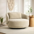 thumbnail image 1 of Cole & Rye Oversized Swivel Chair, 1 of 11