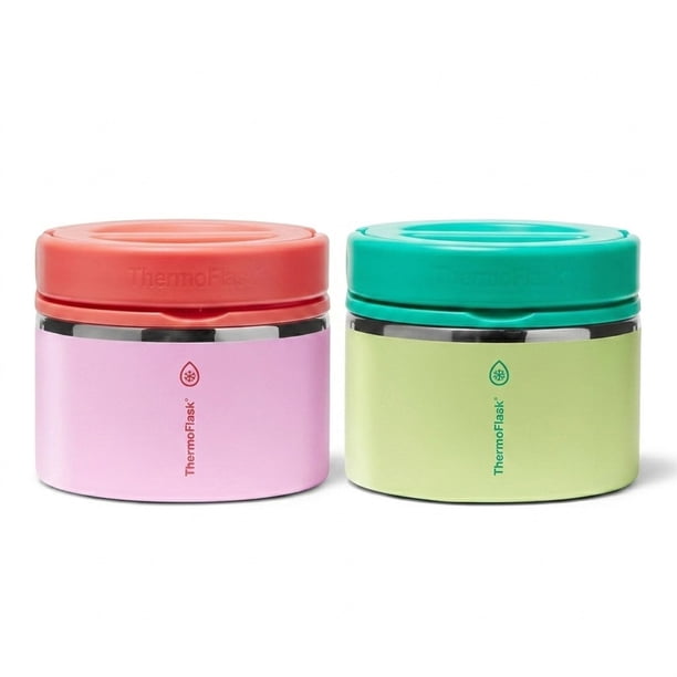 ThermoFlask 2-Pack Stainless Steel 12 oz Insulated Food Jars