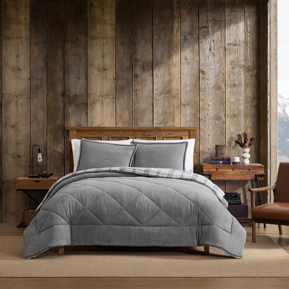 Eddie Bauer Reversible Microfiber Comforter Set, Assorted Sizes