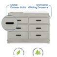 thumbnail image 5 of Simmonds Kids, Asher 6 Drawer Dresser with Changing Top and Interlocking Drawers, 5 of 14