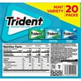 thumbnail image 2 of Trident Mint Variety Pack Sugar Free Gum 14 pcs., 20 pk., 2 of 12