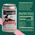 thumbnail image 2 of Goslings Diet Non-Alcoholic Ginger Beer, 12 fl. oz. can, 24 pk., 2 of 4