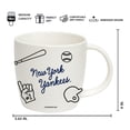 thumbnail image 4 of Logo Brands New York Yankees 18oz Playmaker Mug Bundle, 4 of 5
