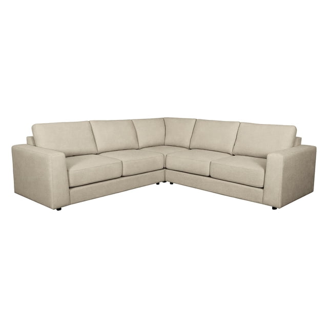 Elliot Stain-Resistant Fabric 3-Piece Sectional
