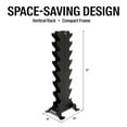 thumbnail image 3 of Inspire Fitness 8 Pairs Vertical Dumbbell Rack, 3 of 4