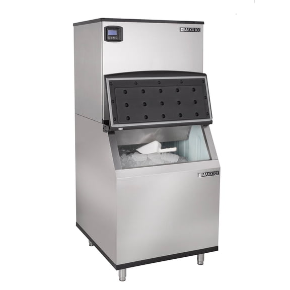 Maxx Ice 30" Wide Half Dice Ice Machine (500 lb.) with 470 lb. Bin