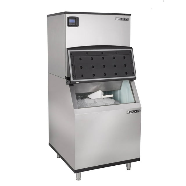 Maxx Ice 30" Wide Half Dice Ice Machine (500 lb.) with 470 lb. Bin