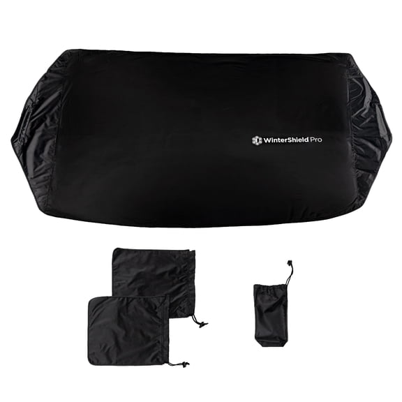WinterShield Pro® Winter Windshield Cover, Universal Size, Black
