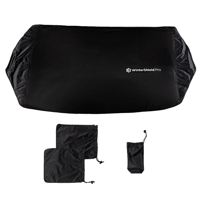 WinterShield Pro® Winter Windshield Cover, Universal Size, Black