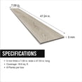 thumbnail image 13 of Select Surfaces Hemingway Waterproof 20 mil Luxury Vinyl Plank 5 mm Thick 7.09 in. W x 47.24 in. L (18.60 sq. ft. / carton), 13 of 14