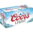 thumbnail image 1 of Coors Light American Light Lager Beer, 12 fl. oz. can, 18 pk., 1 of 8