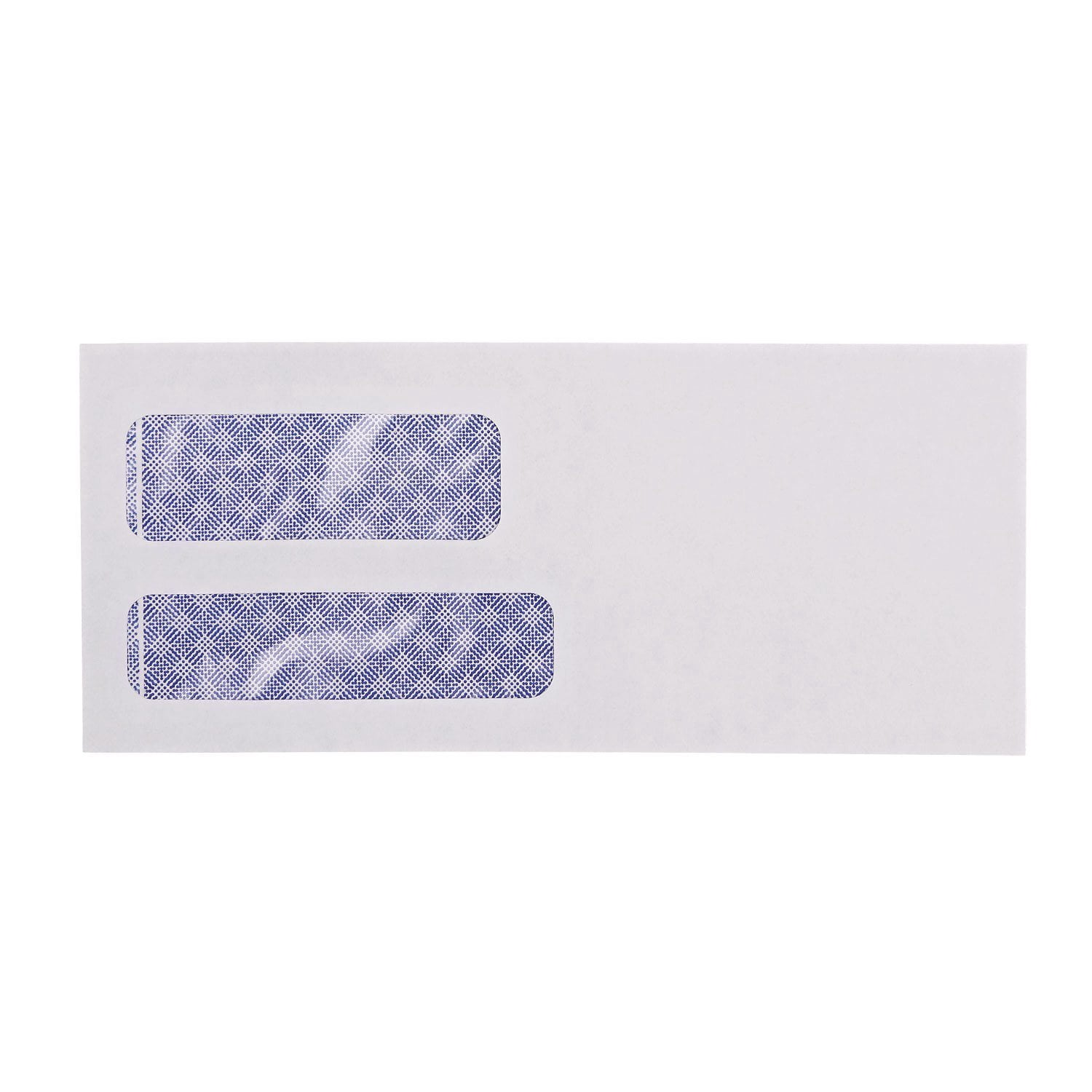 Small Window Check Universal® Double Window Check Envelope, #9, 3 7/8