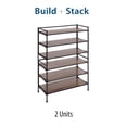 thumbnail image 13 of Seville Classics 3-Tier Resin Slat Shoe Rack, 26.5" W x 12.2" D x 19" H Assorted Colors, 13 of 22