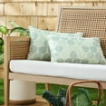 thumbnail image 1 of Martha Stewart Modern Banana Leaves Indoor/Outdoor Decorative Pillow, Set of 2, Choose Size, 1 of 10