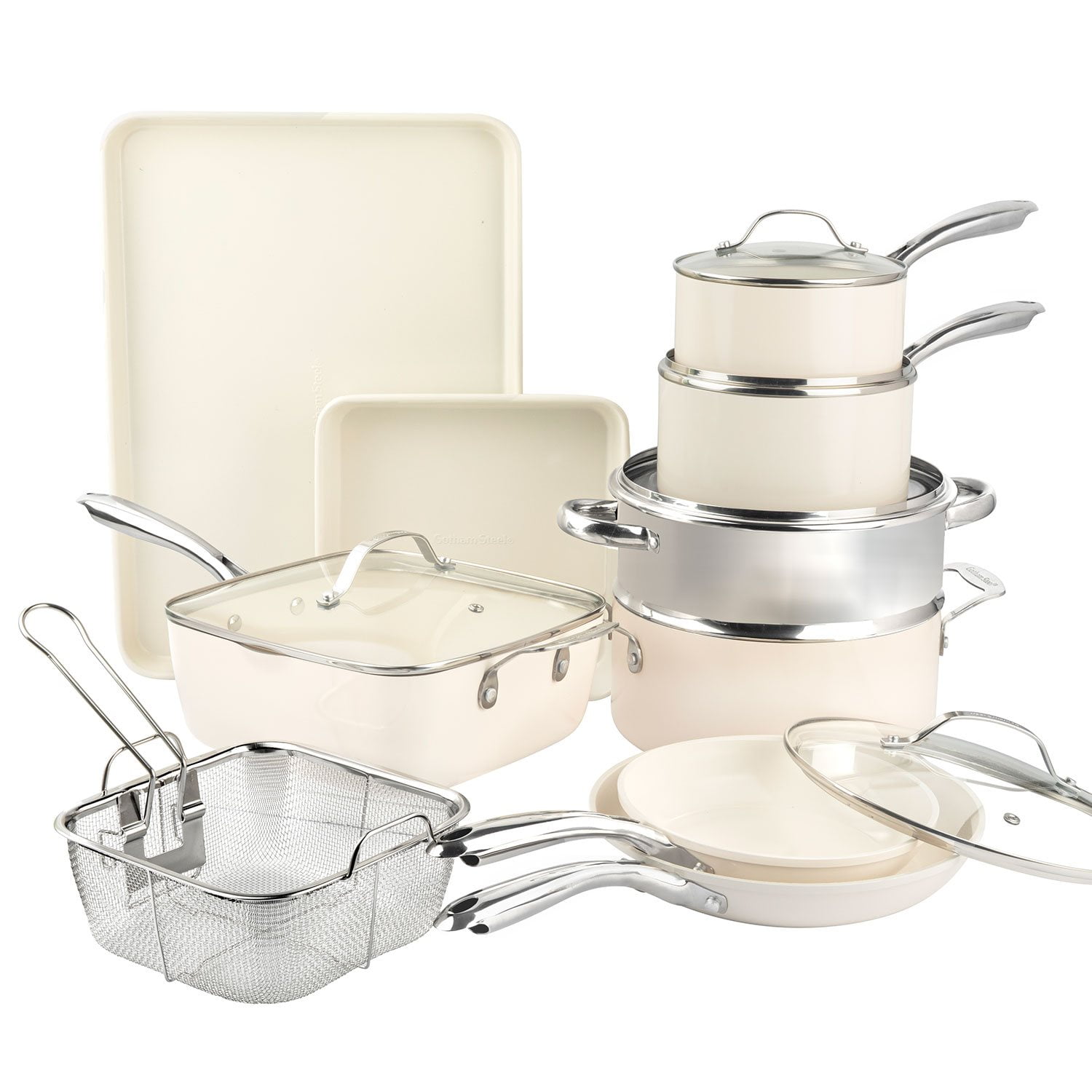 Gotham Steel Natural Collection 15-Piece Cookware Set - Samsclub.com