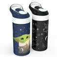 thumbnail image 2 of Zak Designs Antimicrobial 14-oz. Stainless Steel Vacuum Insulated Kids Riverside Bottle, 2-Piece Set, Choose Color, 2 of 7