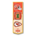 thumbnail image 1 of YouTheFan NFL 6" x 19" 3D Stadium View Banner, 1 of 6