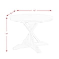 thumbnail image 12 of Society Den Keaton 5-Piece Round Standard Height Dining Set with Table and 4 Chairs, 12 of 13